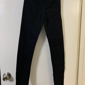 Black Skinny Jeans Blue Asphalt